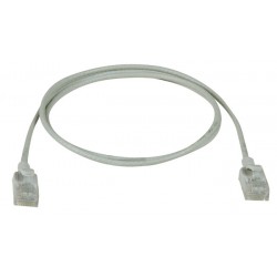 CAT6A Ultra-Thin Slim Patch Cables, Outside Diameter 0.11in