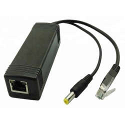 Gigabit Power over Ethernet (POE) 12V Splitter