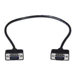 Ultra Thin VGA Monitor Cable - Male-to-Male - 1.5 ft