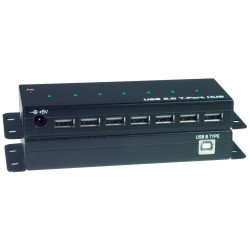 Industrial USB 2.0 Hub, 7 Port