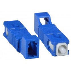 LC Female to SC Male Simplex Singlemode Fiber Optic Adapter