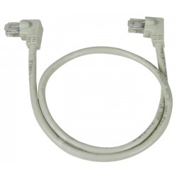 CAT6 Left Angle to Left Angle Patch Cords, Operating Temperature Range: -4 to 140°F (-20 to 60°C)