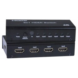 Low-Cost 4K HDMI Switch, 5-Port