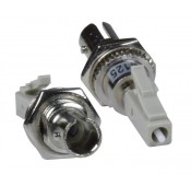 ST Female to LC Male Simplex Multimode Fiber Optic Adapter
