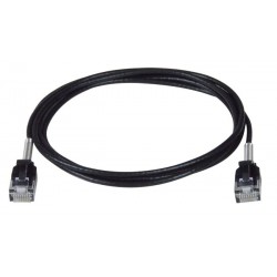 CAT6A Ultra-Thin Slim Patch Cables with Strain Relief Spring, Outside Diameter 0.11in