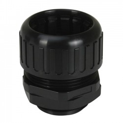 Waterproof Corrugated Tubing Fitting Max 34.5mm OD Thread Length 15mm Panel Mounting Hole 33.3-33