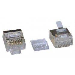 RJ45 Modular CAT7 / CAT8 Connector, Shielded