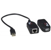 1-Port USB 2.0 Extender via CAT5 up to 164 Feet (50 meter) – No Drivers Required – Compatible with Windows OS