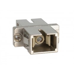 SC-SC Simplex Multimode Fiber Optic Coupler, Metal