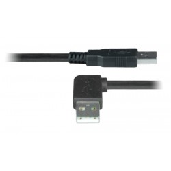 USB 2.0 Straight Type A to Left Angle Type A Cable
