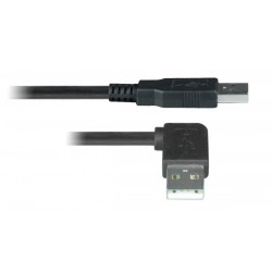 USB 2.0 Straight Type A to Right Angle Type A Cable