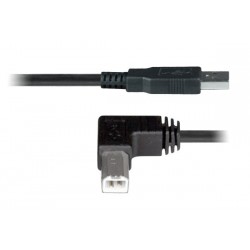 USB 2.0 Straight Type A to Left Angle Type B Cables