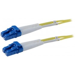 LC-LC Duplex Singlemode Fiber Patch Cables, 9-Micron