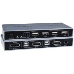 VPI Introduces 2-Port 8K DisplayPort USB KVM Switch