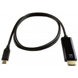 USB 3.0 Type C Male to 4K HDMI Type A Male Adapter Cable