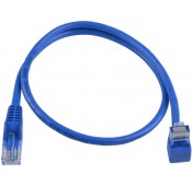 CAT5e Up Angle to Straight Patch Cords, Blue
