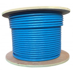 Single Pair Ethernet (SPE) Bulk Cable, 18 AWG Solid, Double Shielded,  SF/TP, PUR Green, 10 Meter