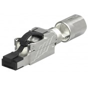 CAT8 Toolless Shielded RJ45 Field Termination Plug 
