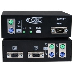 VGA  PS/2 KVM Splitter, 2-Port