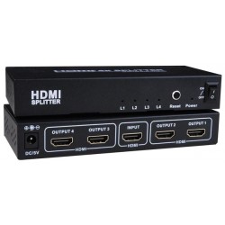 4K HDMI 1.4 Splitter, 2- and 4-Port