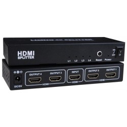 2-Port HDMI® Distribution Amplifier Splitter - 4K 30Hz, HDMI Selectors,  Splitters, & Switches, HDMI