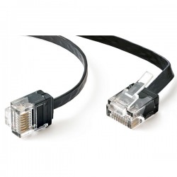 CAT5e Ultra Super Flat Cables, 0.047" Thick (Next-Generation Model)