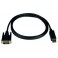 DisplayPort to DVI-D display Cable, Male to Male
