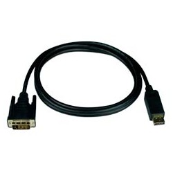 DisplayPort to DVI-D Interface Cables, Male to Male DisplayPort to DVI-D Interface Cables, Male to Male