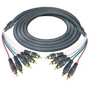HDTV YPbPr Component Video + Stereo Audio Cables