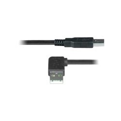 USB 2.0 Straight Type A to Left Angle Type A Cables USB 2.0 Straight Type A to Left Angle Type A Cables