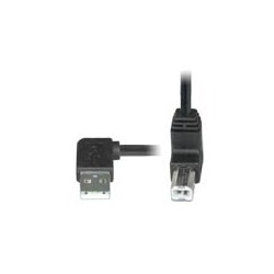 USB 2.0 Left Angle Type A to Up Angle Type B Cables USB 2.0 Left Angle Type A to Up Angle Type B Cables
