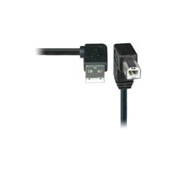 USB 2.0 Right Angle Type A to Down Angle Type B Cables USB 2.0 Right Angle Type A to Down Angle Type B Cables