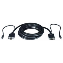 VGA + Stereo Audio Cable VGA + Stereo Audio Cable