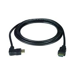 Left Angled HDMI Interface Cable, Male to Male, 30 AWG Left Angled HDMI Interface Cable, Male to Male, 30 AWG