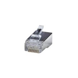 RJ45 Plug for 28AWG Flat Stranded Shielded CAT6 Cable RJ45 Plug for 28AWG Flat Stranded Shielded CAT6 Cable