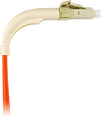 FIBER-RA-D-LCLC-62-xM Right Angle Fiber Optic Cable